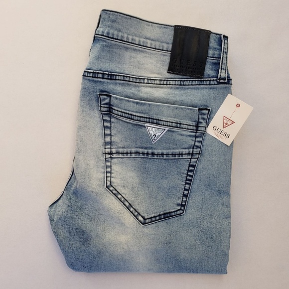 Guess Other - New Men's sz 32 GUESS Quilted Moto Skinny Jeans